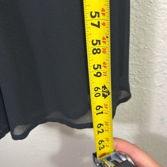 Lulus Talk About Divine Black Long Sleeve Backless Maxi Dress size medium - Picture 11 of 12